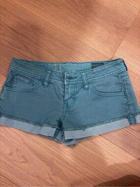 Women's Teal volcom Denim Shorts